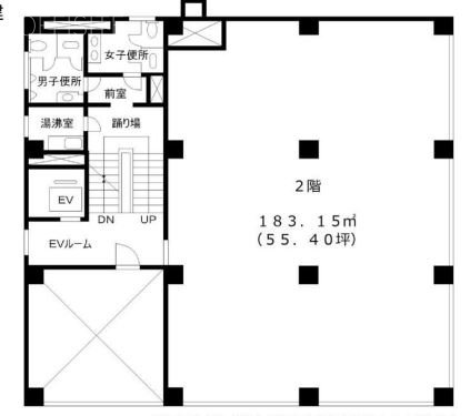 八木ビル2F 間取り図