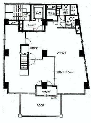 神谷町アネックス2号館2F 間取り図