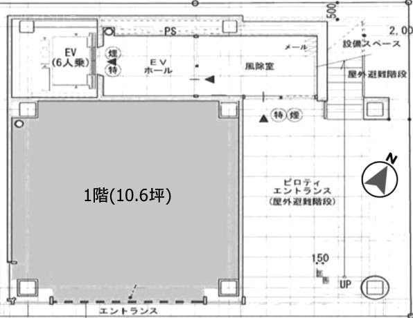 ACN日本橋浜町ビル1F 間取り図