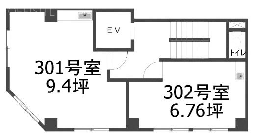 東京フジビル302 間取り図