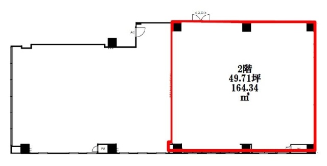 国立KTビル2F 間取り図