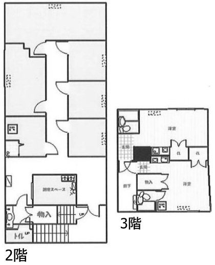 武田ビル2F～3F 間取り図