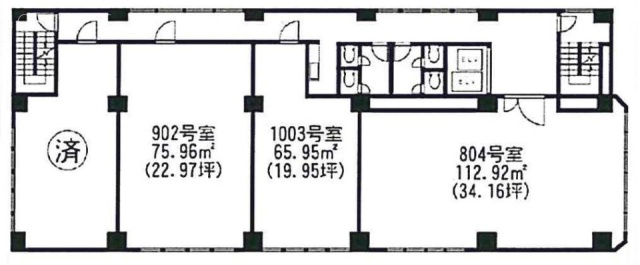 加瀬ビル881003 間取り図