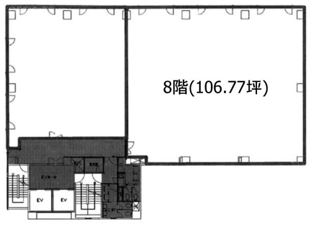 ユニゾ新川永代通りビル802 間取り図