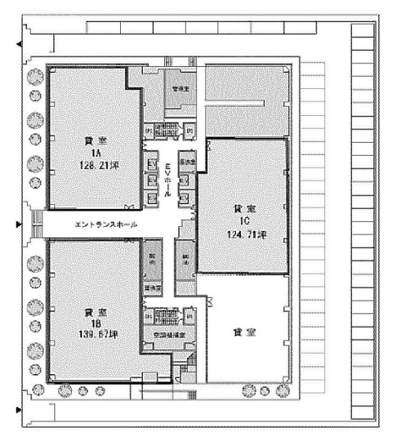 芝浦清水ビルC 間取り図