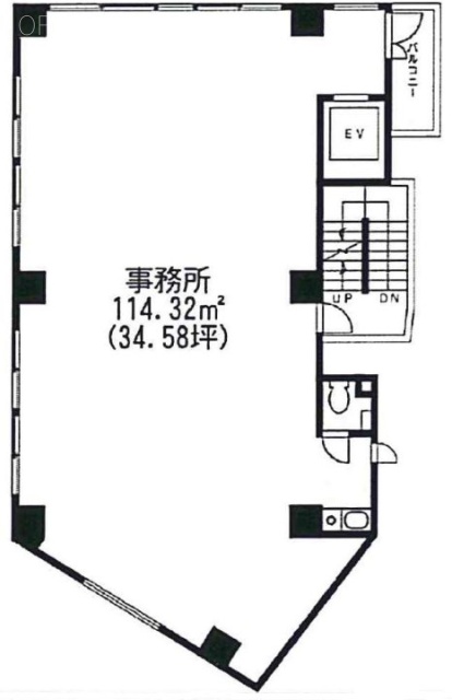 住商第2ビル5F 間取り図