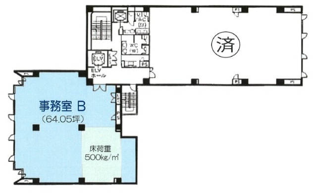 ヤクシビルB 間取り図