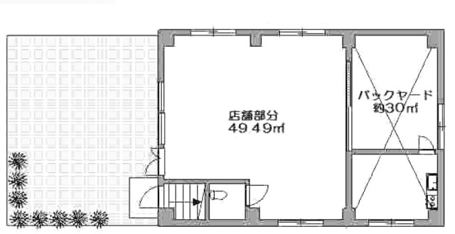 第2松尾ビル1F 間取り図