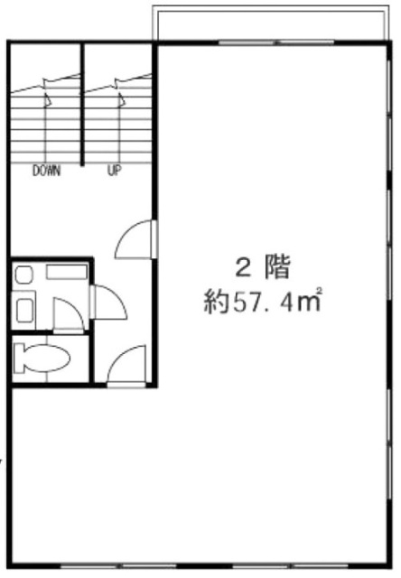 スワンビル2F 間取り図
