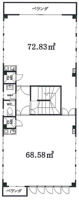 豊栄ビル2F 間取り図