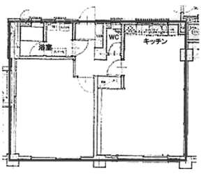 コスタレイ高田馬場402 間取り図