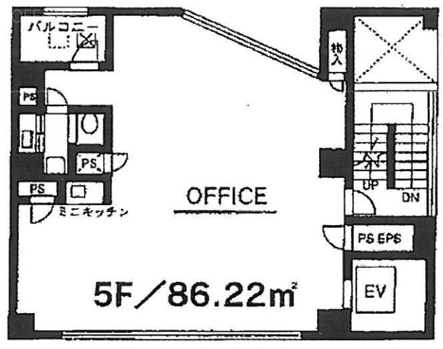 東海ビル5F 間取り図