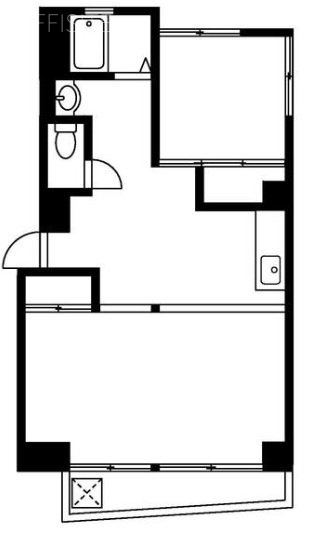 大橋コーポA 間取り図