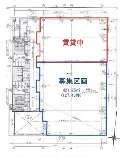 関電工錦糸町ビル2F 間取り図