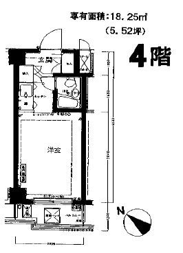 シティコート桜ヶ丘ビル4F 間取り図