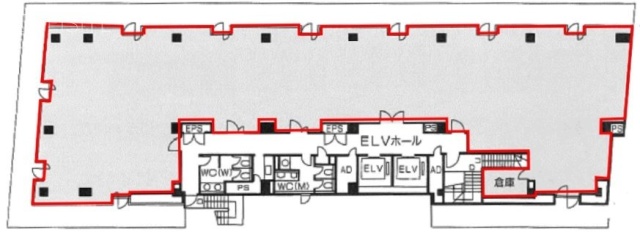 東八重洲シティビル7F 間取り図