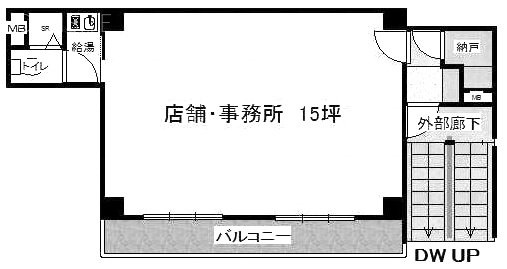 ソレイユ目黒ビル4F 間取り図