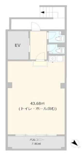 いずみ九段ビル6F 間取り図