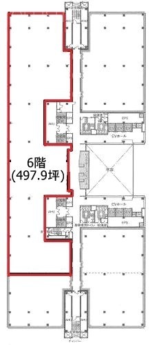 東京ファッションタウン(TFTビル西館)6F 間取り図