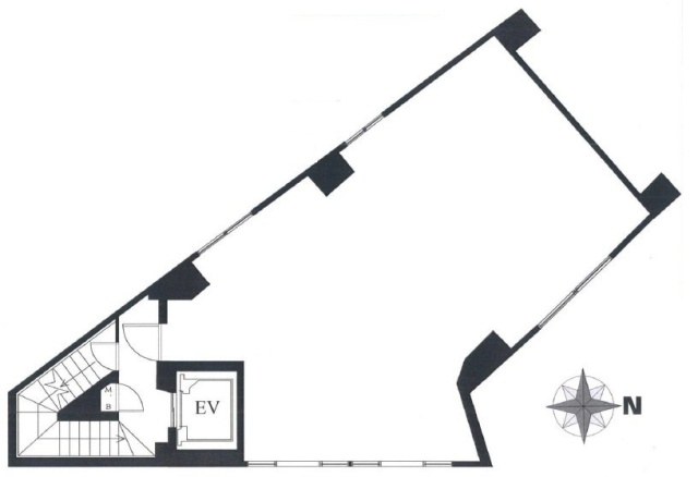 寛栄ビル5F 間取り図