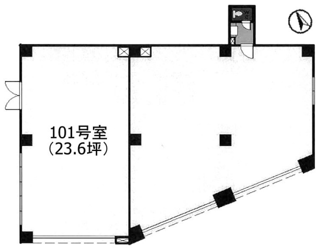 メゾンアルファ中葛西101 間取り図