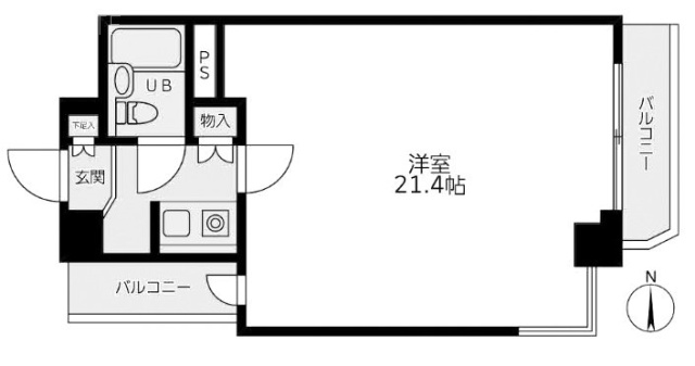 藤和半蔵門コープ207 間取り図