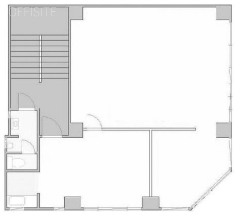 御成門Sビル2F 間取り図