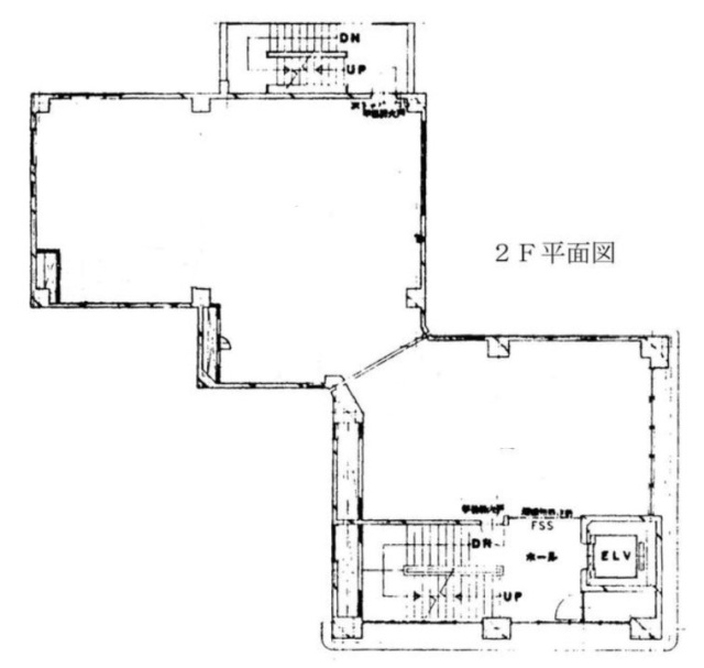 松戸駅前テナントビル2F 間取り図