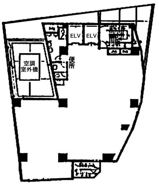 ケーエムビル3F 間取り図