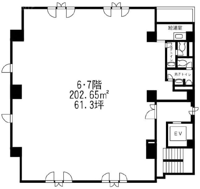 高島ビル6F～7F 間取り図