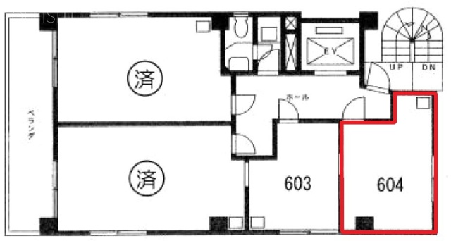 太陽ビル604 間取り図