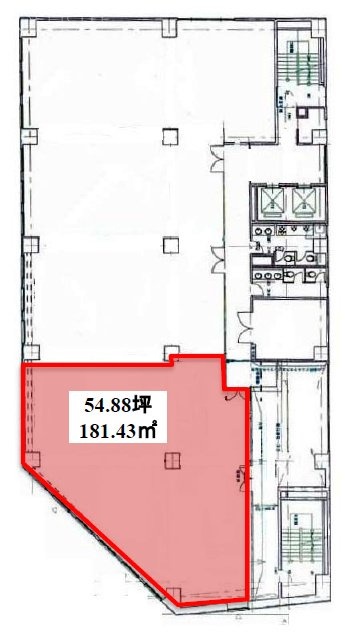 横浜尾上町ビルディング401 間取り図