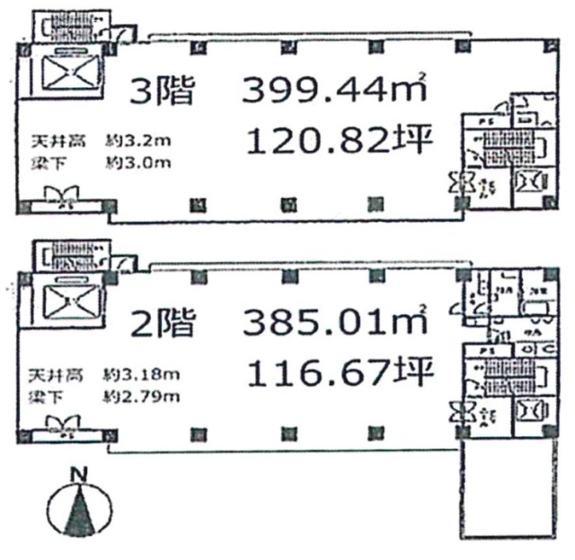 昭和島ロジテムセンター2-3F 間取り図