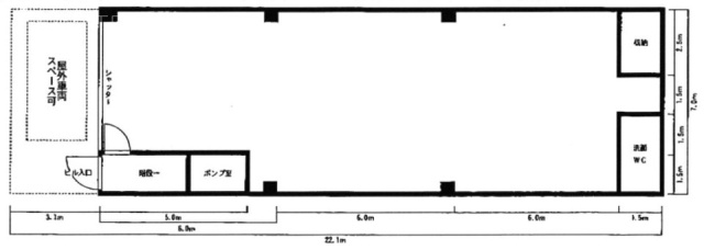 田中ビル1F 間取り図