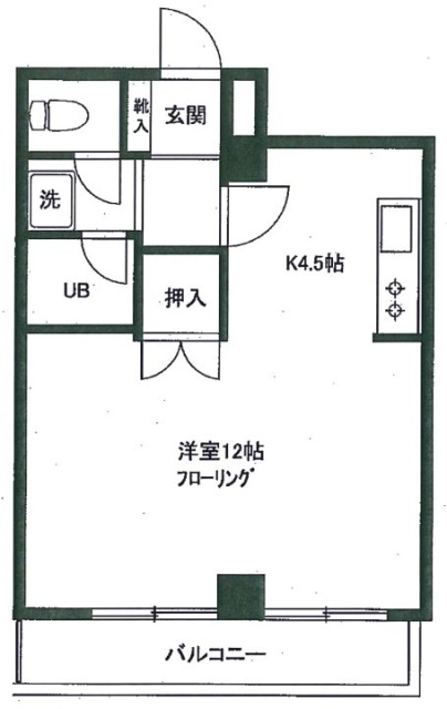 ヒロハイツオカモト301 間取り図