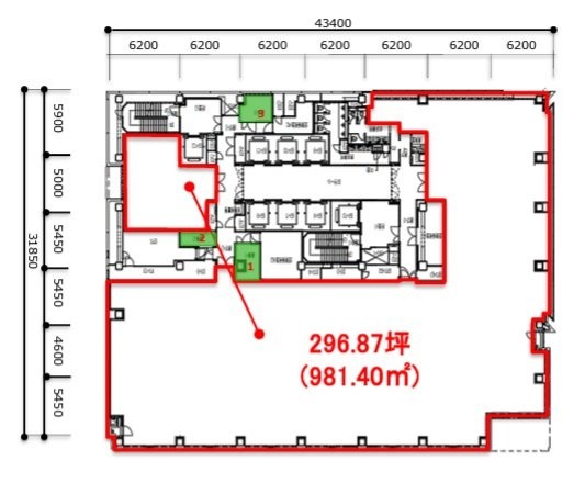 品川シーサイドパークタワー22F 間取り図