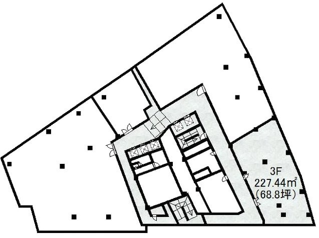 新大宗ビル1号館3F 間取り図