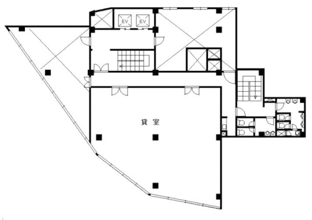 飯田橋御幸ビル3F 間取り図