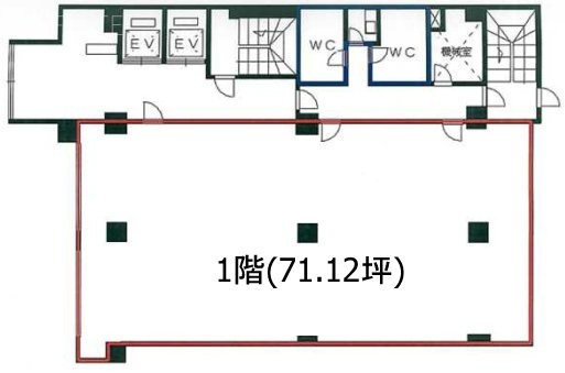 ファースト岡田ビル1F 間取り図