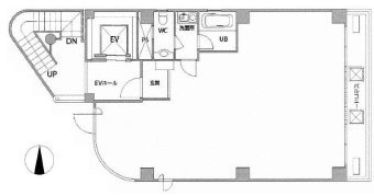 青山ウエストビル5F 間取り図