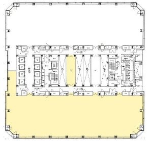 晴海アイランドトリトンスクエアオフィスタワーY棟1101 間取り図