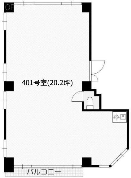 ビズテラス光が丘401 間取り図