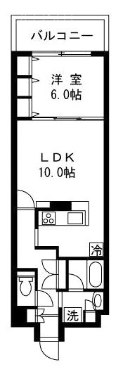 ムルーエ築地902 間取り図