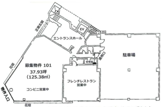 一番町中央ビル101 間取り図