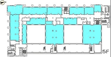 明治生命館5F 間取り図