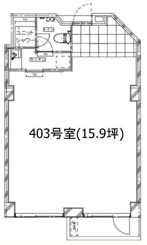 エルプリメント新宿403 間取り図
