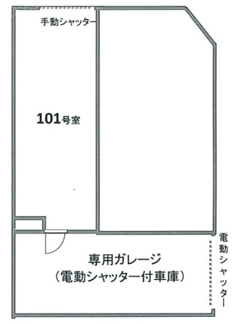 クラーシェ本郷ビル101 間取り図