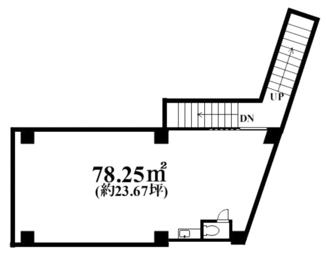 第57東京ビルB 間取り図