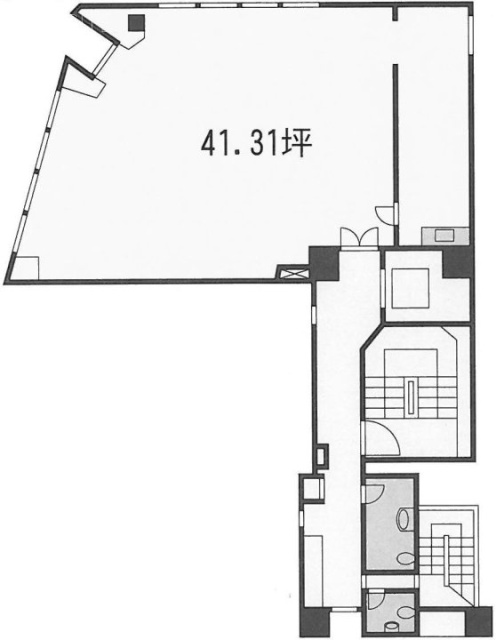 松本銀座ビル9F 間取り図