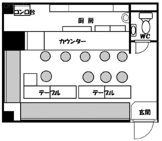 浅草ソシアルビルD 間取り図